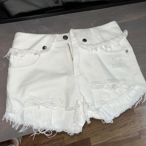 White Shorts